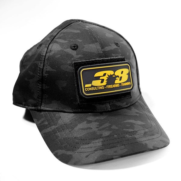 Range Cap Black Camo + 38America Rubberized Patch
